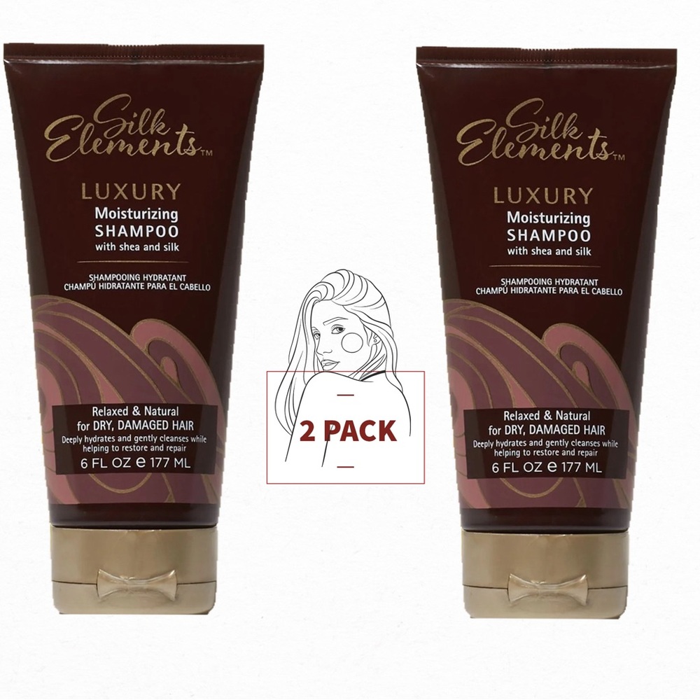☘️Sold☘️Bundle Silk Elements Luxury Moisturizing Treatment Shampoo Dry Damaged - Picture 1 of 3